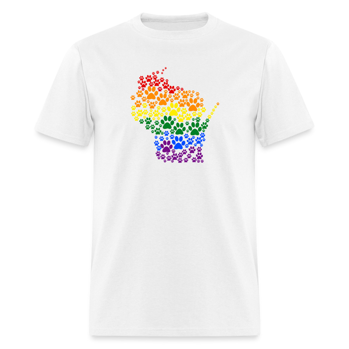 Pride Paws Classic T-Shirt - white