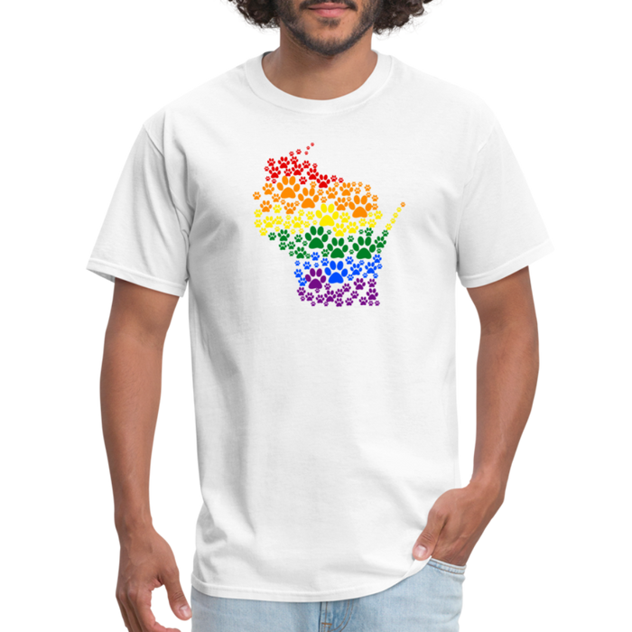 Pride Paws Classic T-Shirt - white
