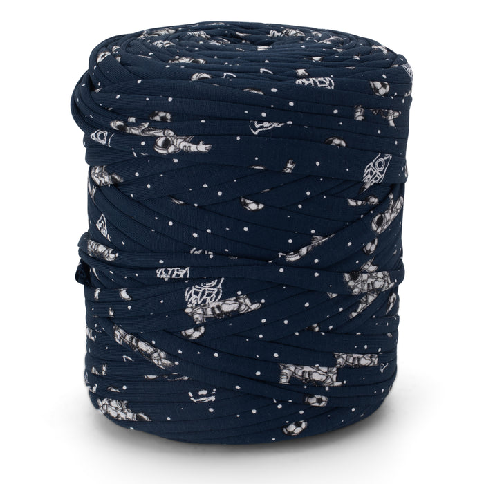 Printed Recycled T-Shirt Fabric Yarn - Astro Party