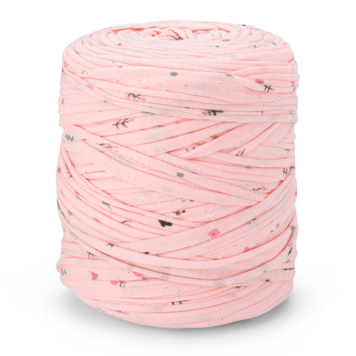 Printed Recycled T-Shirt Fabric Yarn - Bloomies