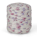 Printed Recycled T-Shirt Fabric Yarn - Sweet Flamingo