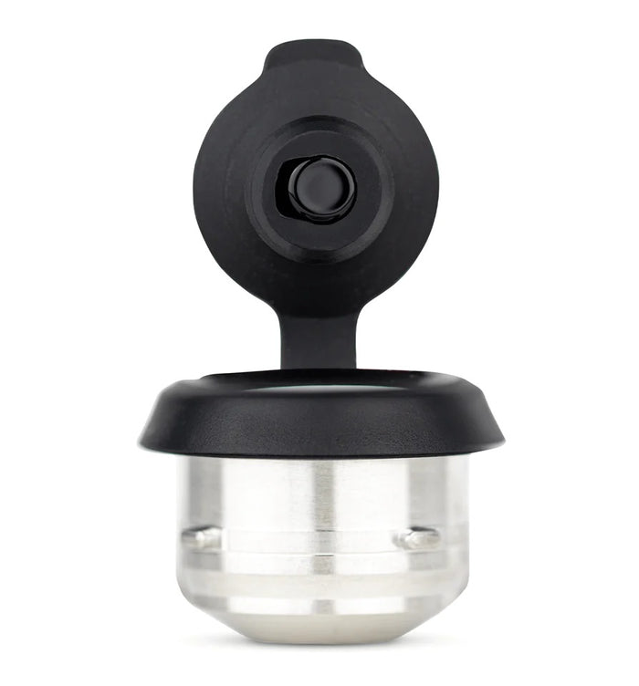 Proxy 3D Chamber with flip cap open, airflow hole visible for concentrates and easy access to the bowl.