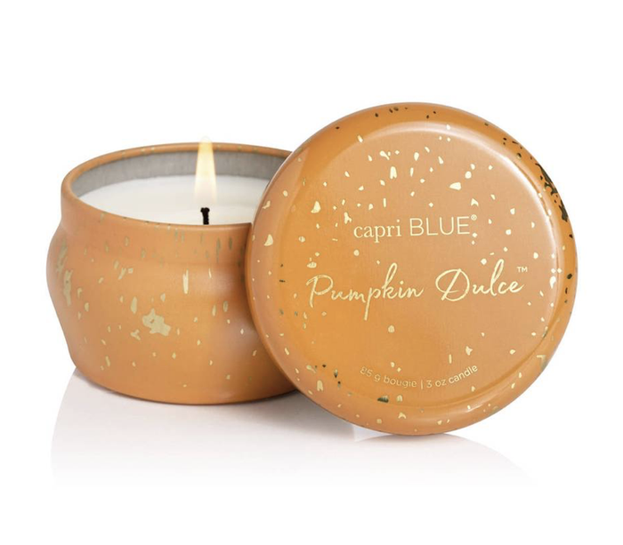 Pumpkin Dulce Glimmer Mini Tin Candle 3oz