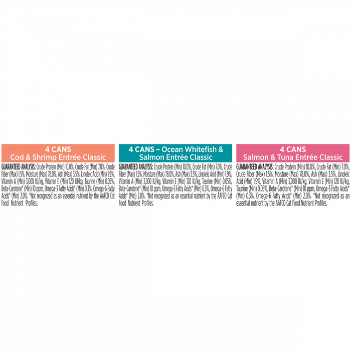 Purina Pro Plan Grain Free Prime + Seafood Favorites Variety Pack Senior 7+ Wet Cat Food
