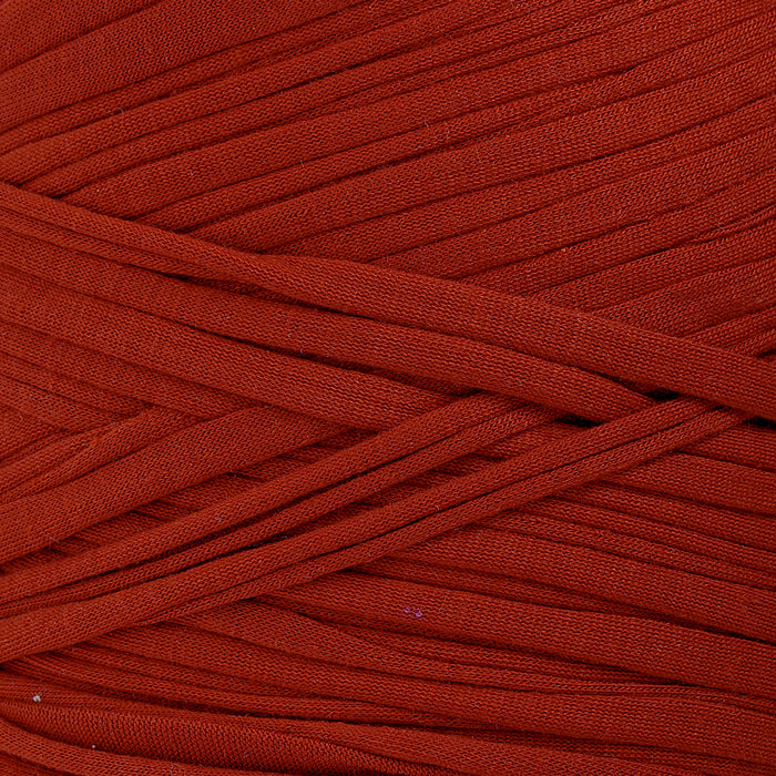 Recycled T-Shirt Fabric Yarn - Copper Color