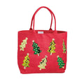 Red Holiday Classic Sparkle Tote