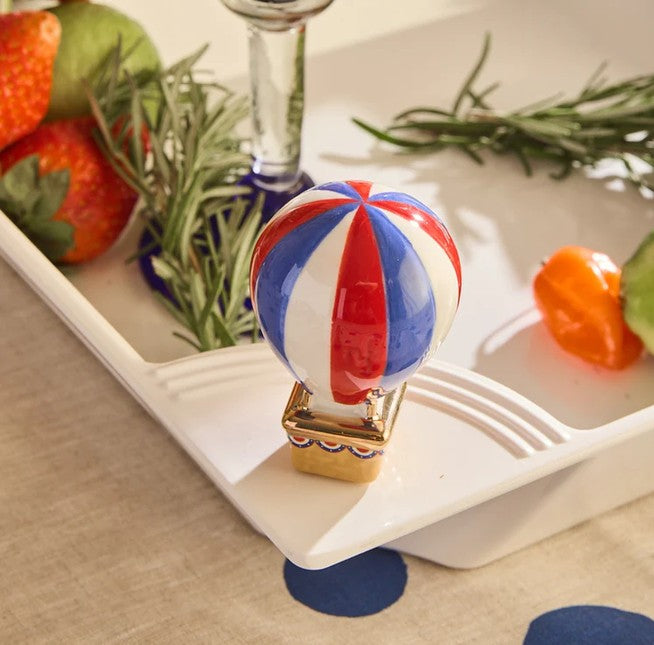 red, white, and balloon