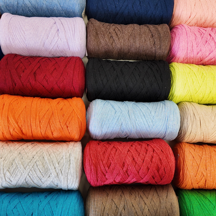 Ribbon Tape Yarn - Fuchsia Color