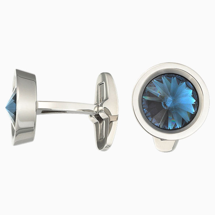 ROUND:CUFFLINKS MONT/STS