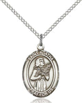 Saint Agatha medal S0031, Sterling Silver