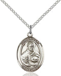 Saint Albert the Great medal S0011, Sterling Silver