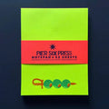 Salty Skewer Olive Risograph 'Little Jotter' Notepad