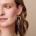 SCOUT DREAM CATCHER EARRING/TURQ&GOLD