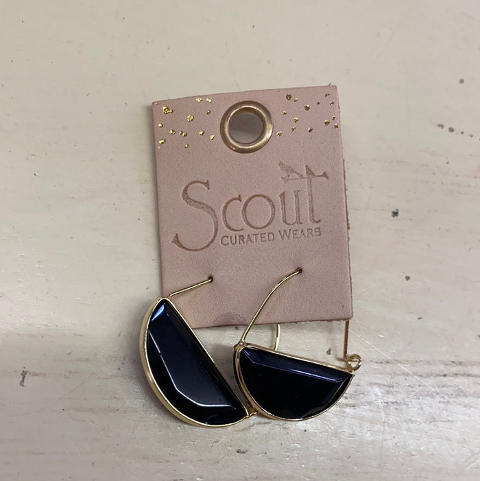 SCOUT STONE PRISM/BLACK SPINEL&GOLD