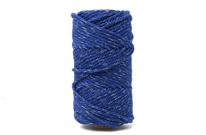 SHEEN COLLECTION 3 MM - 3 PLY - DEEP LAGOON SILVER COLOR