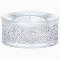 SHIMMER TEA LIGHT HOLDER, CRYSTAL AB