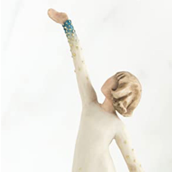 SHINE SIGNATURE COLLECTION FIGURE SCULPTURE HAND PAINTING WILLOW TREE BY SUSAN LORDI