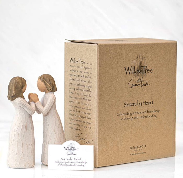 SISTER BY HEART FIGURE SCULPTURE HAND PAINTING WILLOW TREE BY SUSAN LORDI