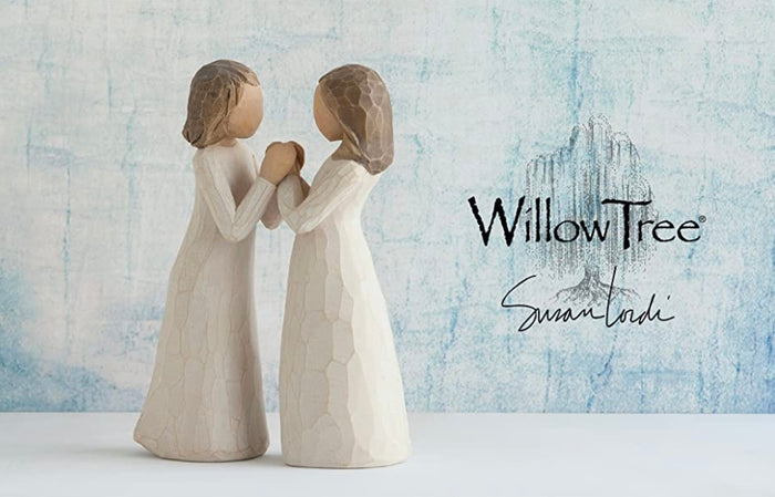 SISTER BY HEART FIGURE SCULPTURE HAND PAINTING WILLOW TREE BY SUSAN LORDI