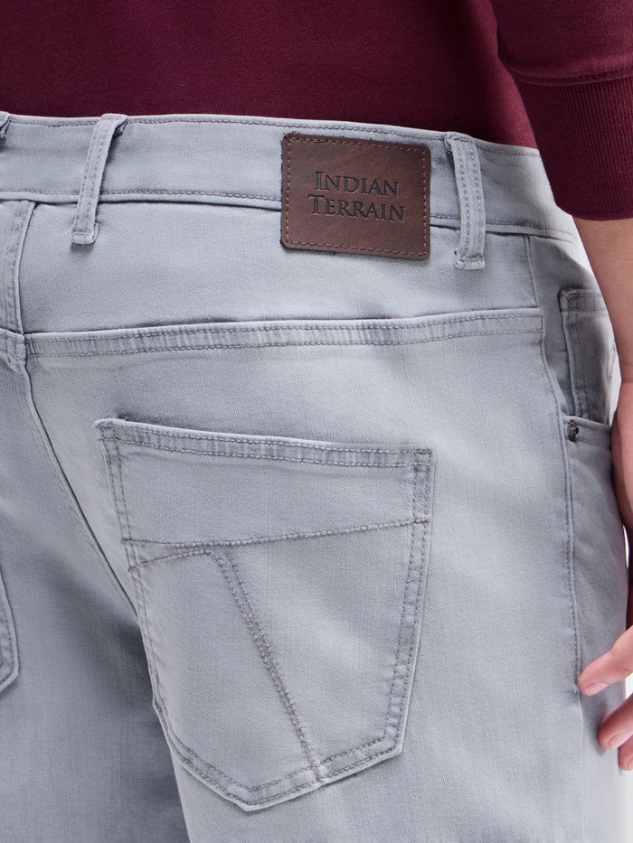 Slim Fit Jeans - Light Grey t4option_0