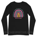 SLPA Rainbow Premium Long Sleeve - Black / XS - T-Shirts & Tops peachiespeechie.com