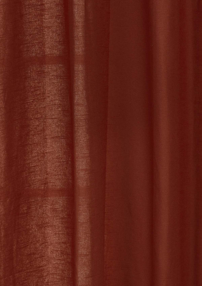 Solid Cotton Fabric - Brick Red