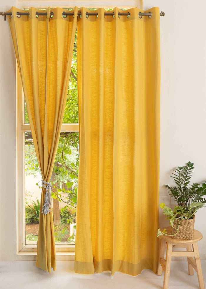 Solid cotton Fabric - Mustard