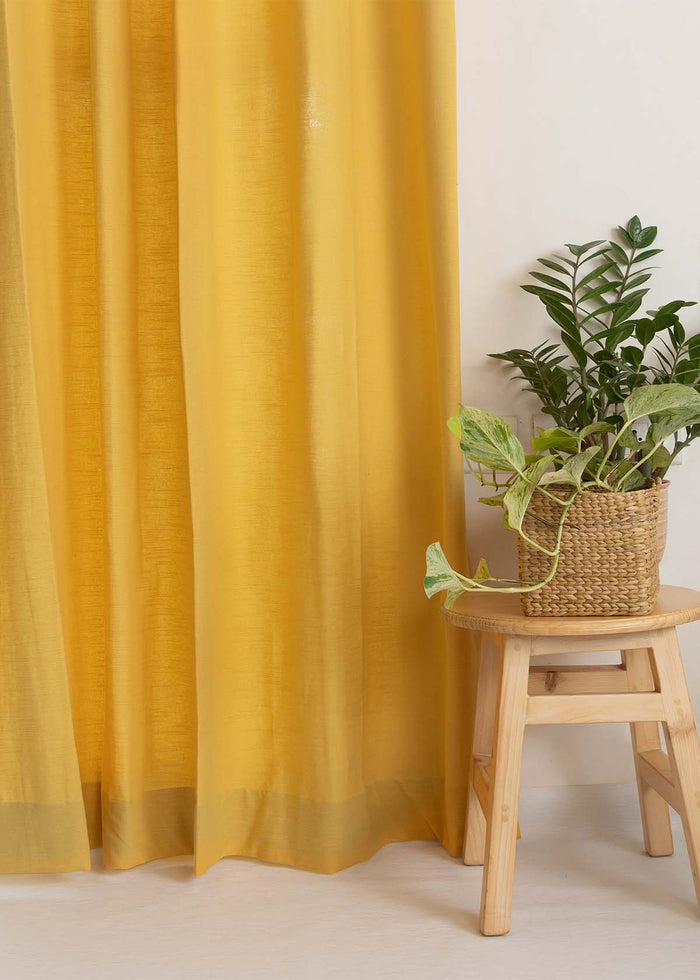 Solid cotton Fabric - Mustard