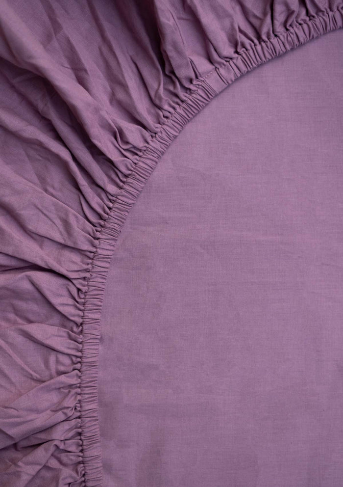 Solid Fitted Sheet - Dusty Lavender