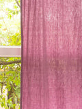 Solid linen Fabric - Lavender