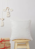 Solid Off white 100% cotton plain cushion cover for sofa