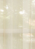 Solid sheer Fabric - Cream