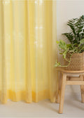 Solid sheer Fabric - Turmeric Yellow