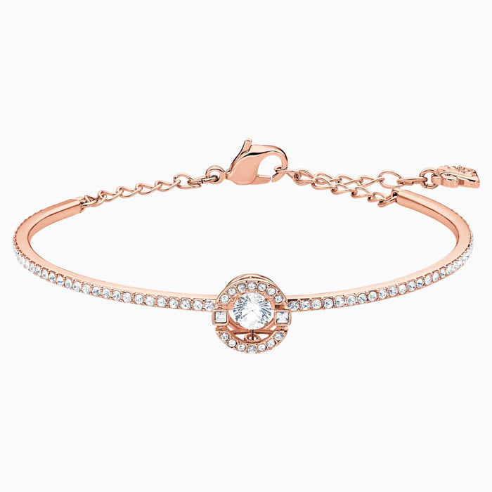 SPARKLING DC:BANGLE ROUND CZWH/CRY/ROS M