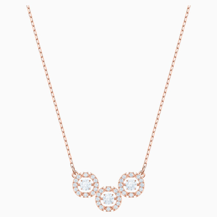 SPARKLING DC:NECKLACE TRILOGY CZWH/ROS