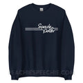 Speech Path Lines Classic Sweatshirt - Navy / S - Hoodies & Sweatshirts peachiespeechie.com