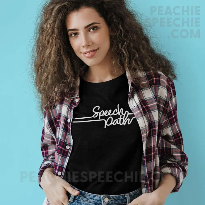 Speech Path Lines Classic Tee - T-Shirts & Tops peachiespeechie.com