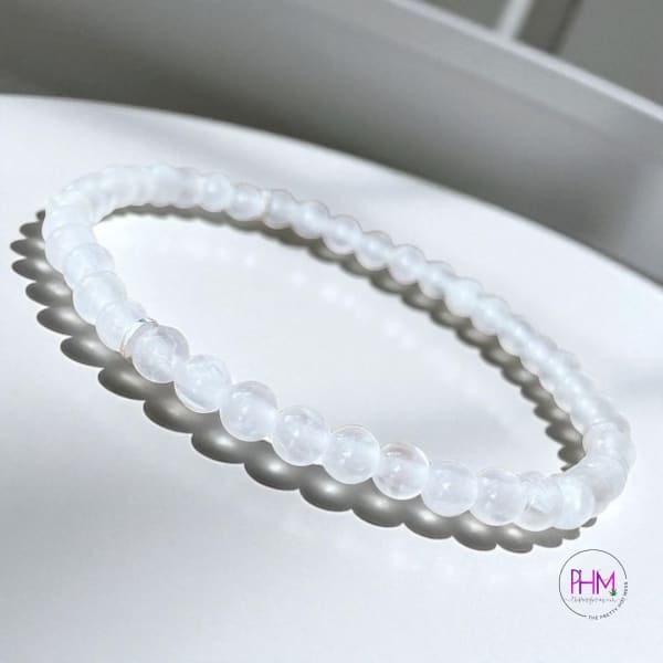 Strength and Clarity Selenite Healing Bracelet ✨