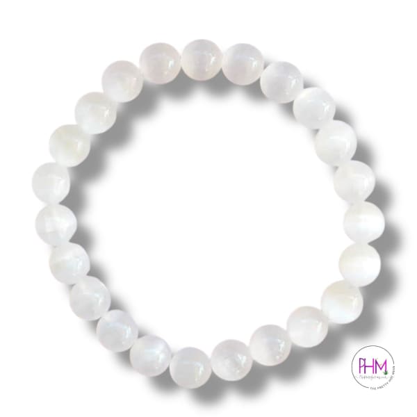 Strength and Clarity Selenite Healing Bracelet ✨