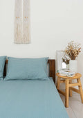 Stripes Fitted Sheet - Turquoise