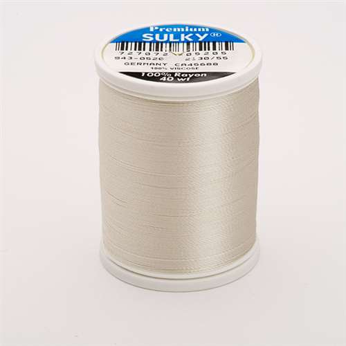 Sulky 40 wt 850 Yard Rayon Thread - 943-0520 - Bone