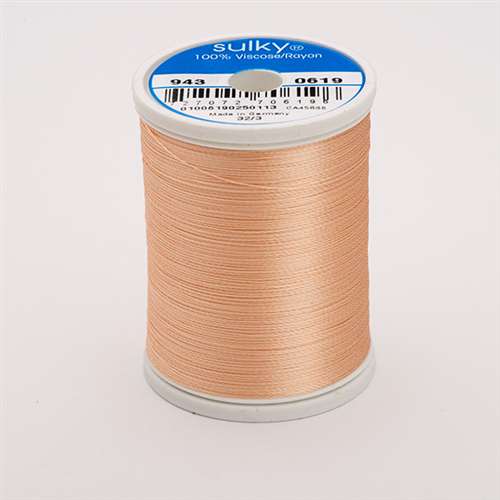 Sulky 40 wt 850 Yard Rayon Thread - 943-0619 - Dusty Peach