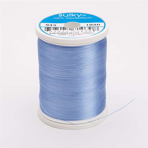Sulky 40 wt 850 Yard Rayon Thread - 943-1030 - Periwinkle