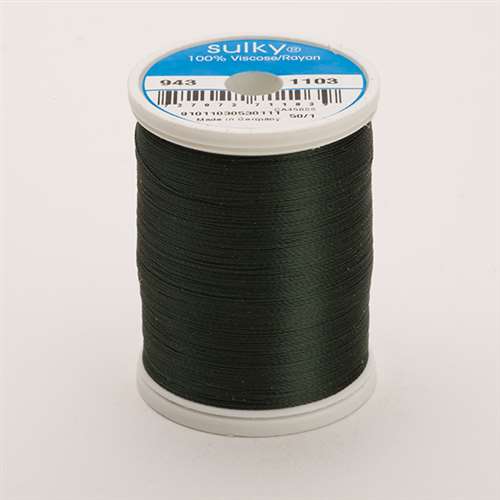 Sulky 40 wt 850 Yard Rayon Thread - 943-1103 - Dark Khaki