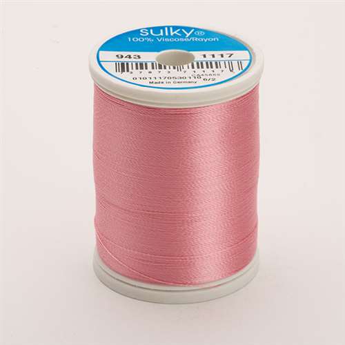 Sulky 40 wt 850 Yard Rayon Thread - 943-1117 - Mauve