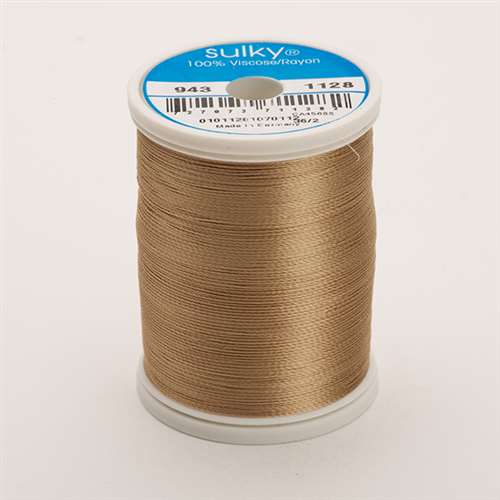 Sulky 40 wt 850 Yard Rayon Thread - 943-1128 - Dark Ecru