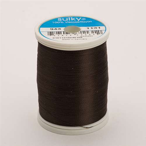 Sulky 40 wt 850 Yard Rayon Thread - 943-1131 - Cloister Brown