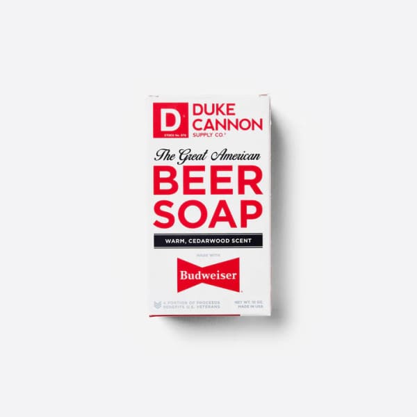 The Great American Budweiser Beer Soap
