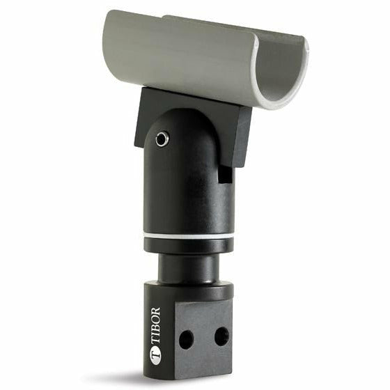 Tibor Push Pole Caddy standard black holder with grey PVC grip