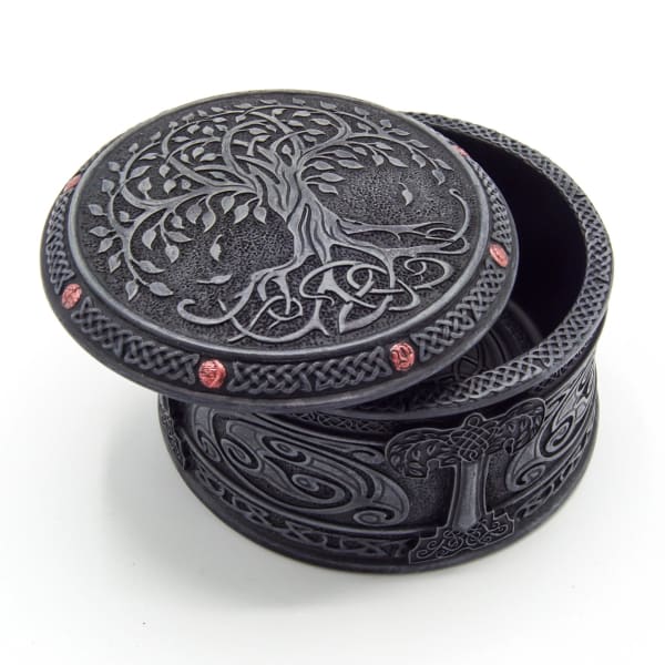 Tree Of Life Round Trinket Box - Gifts
